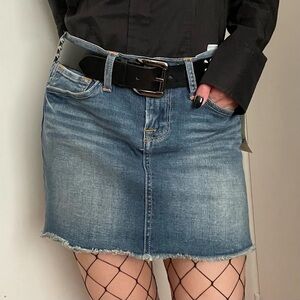 NWT Lucky Brand Blue Denim Jean Mini Skirt